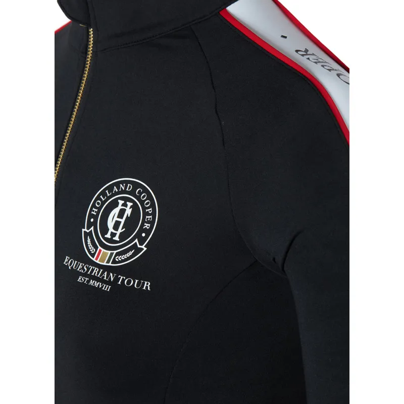 Holland Cooper Heritage Panel Base Layer - Black-5